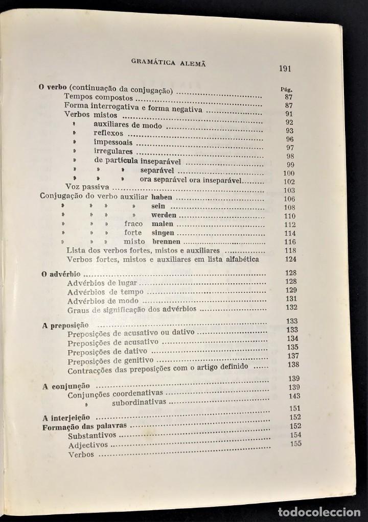 Libros de segunda mano: Gram&aacute;tica Elementar da L&iacute;ngua Alem&atilde; de Vaz Pires - Foto 5