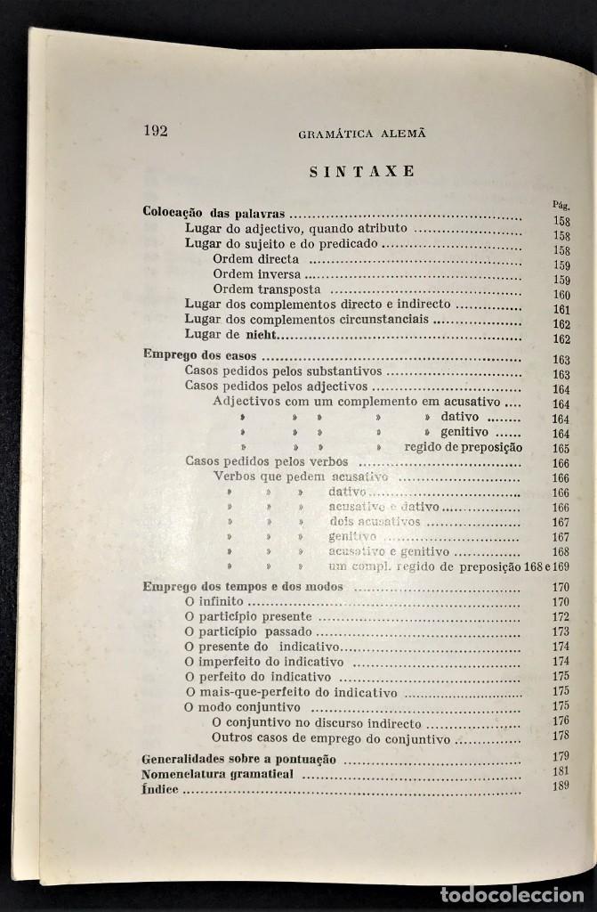 Libros de segunda mano: Gram&aacute;tica Elementar da L&iacute;ngua Alem&atilde; de Vaz Pires - Foto 6