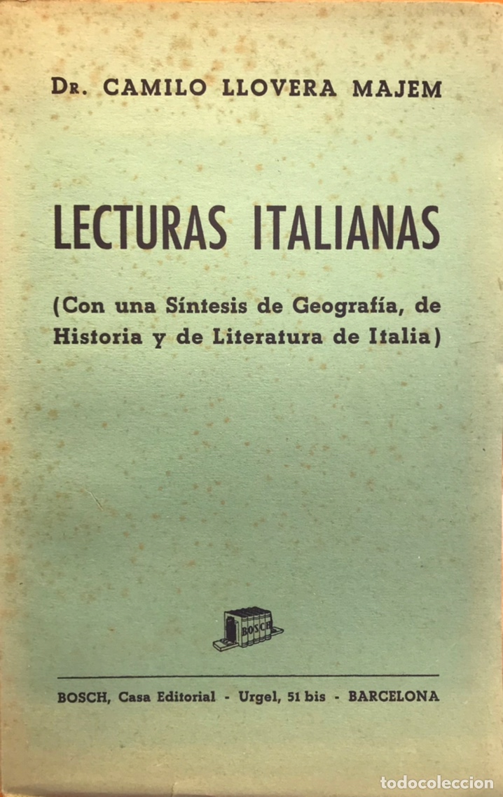 Libros de segunda mano: Lecturas Italianas. - Foto 1