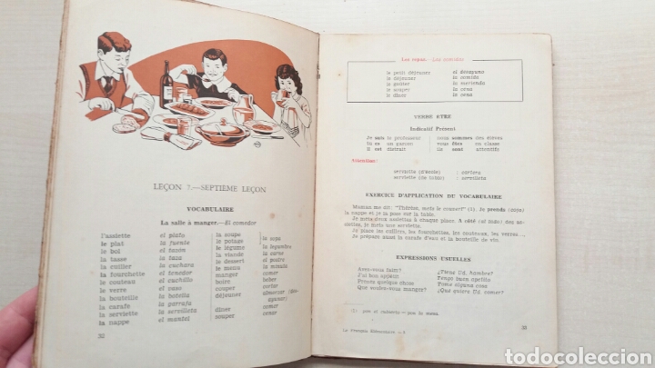 Libros de segunda mano: Fran&ccedil;ais elementaire. Ediciones S.M., 1961. - Foto 8