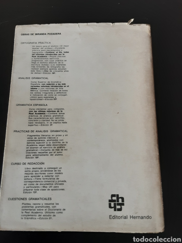 Libros de segunda mano: Gramatica espa&ntilde;ola. Curso elemental con practicas de an&aacute;lisis. - Foto 3