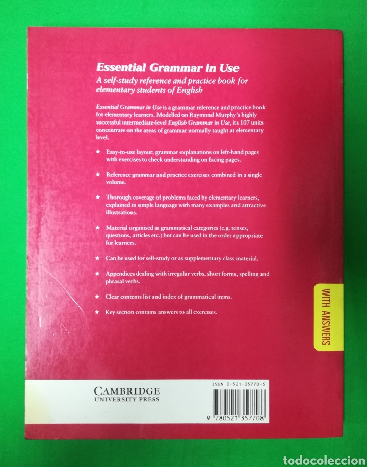 Libros de segunda mano: ESSENTIAL GRAMMAR IN USE WITH ANSWERS - Foto 2
