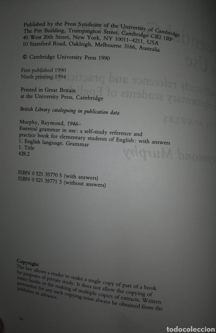 Libros de segunda mano: ESSENTIAL GRAMMAR IN USE WITH ANSWERS - Foto 3