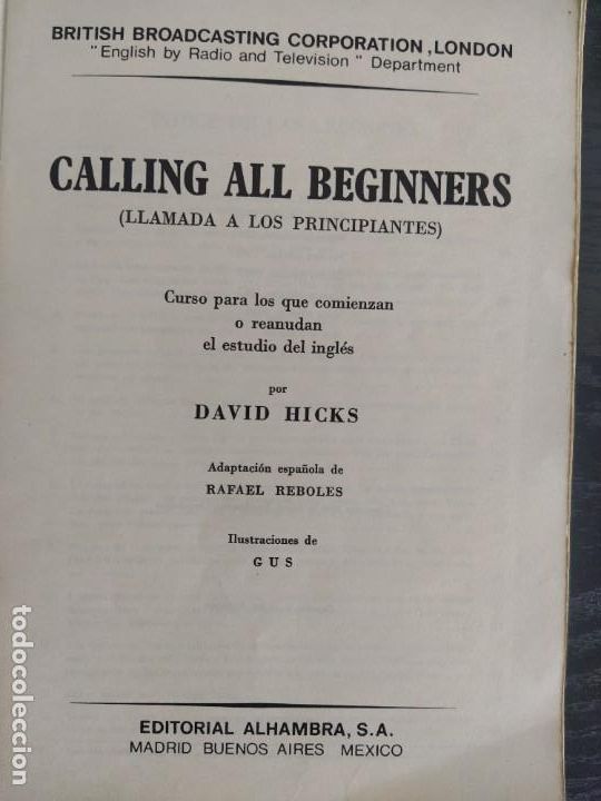 Libros de segunda mano: El curso de ingl&eacute;s de la BBC de Londres. David Hicks - Foto 2
