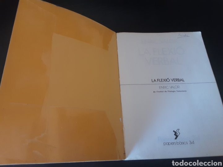 Libros de segunda mano: La flexi&oacute;n verbal. Enric Valor - Foto 4