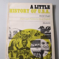 Libros de segunda mano: A LITTLE HISTORY OF USA AND FICTION IN EASY ENGLISH-HACHETTE- ENVÍO CERTIFICADO 3,99