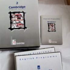Libros de segunda mano: CURSO DE INGLÉS CAMBRIDGE ENGLISH SCHOOL 7 LIBROS 3 CDS INCOMPLETO. Lote 259988540