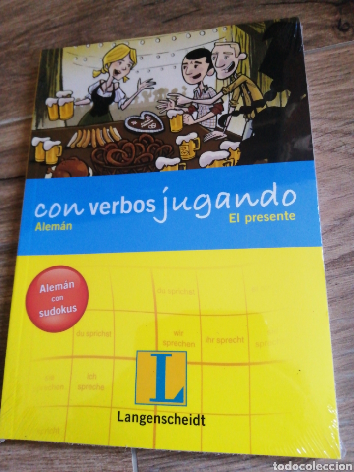 Libros de segunda mano: Con verbos jugando - alem&aacute;n - el presente - Foto 1