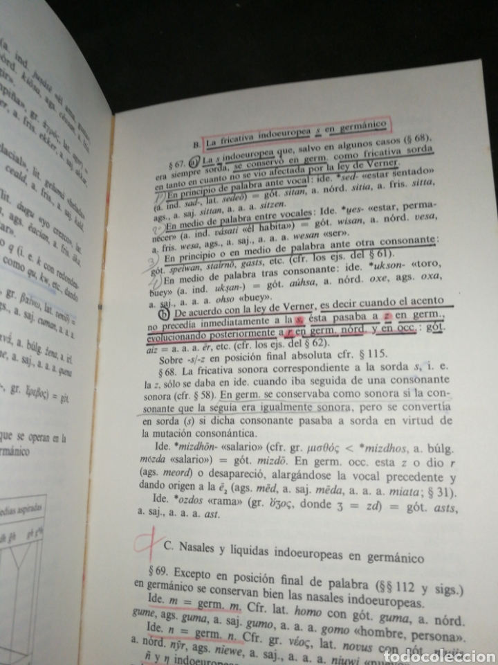 Libros de segunda mano: LING&Uuml;&Iacute;STICA GERM&Aacute;NICA, 1977, C&Aacute;TEDRA. - Foto 4