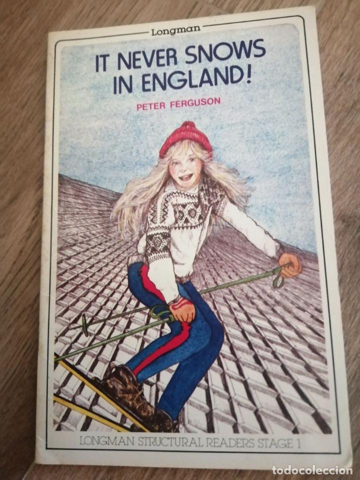 Libros de segunda mano: IT NEVER SNOWS IN ENGLAND - Foto 1