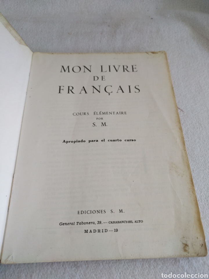 Libros de segunda mano: Le Fran&ccedil;ais Elementaire. S.M. - Foto 3