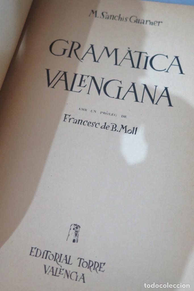 Libros de segunda mano: GRAMATICA VALENCIANA. SANCHIS GUARNER - Foto 2