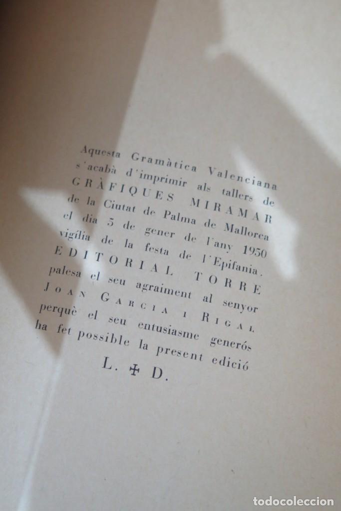 Libros de segunda mano: GRAMATICA VALENCIANA. SANCHIS GUARNER - Foto 3