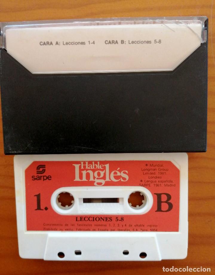 Libros de segunda mano: Casete Hable ingl&eacute;s Lessons 1-8 - Foto 2