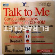 Libros de segunda mano: DVD :TALK TO ME - CURSOS INTERACTIVOS DE IDIOMAS - INGLES -FRANCES - ALEMAN - Nº 4