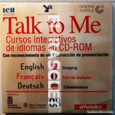 Libros de segunda mano: DVD :TALK TO ME - CURSOS INTERACTIVOS DE IDIOMAS - INGLES -FRANCES - ALEMAN - Nº 8