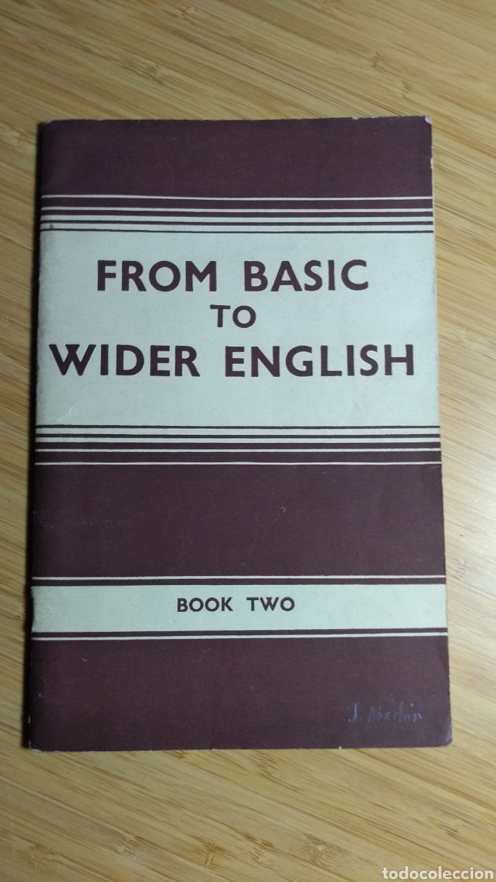 from basic to wider english, book two - w. b. m - Buy Used books with  language courses on todocoleccion