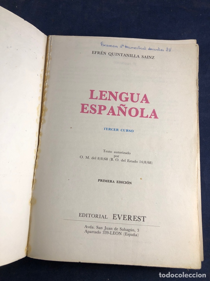Libros de segunda mano: Lengua espa&ntilde;ola 3o - Foto 2
