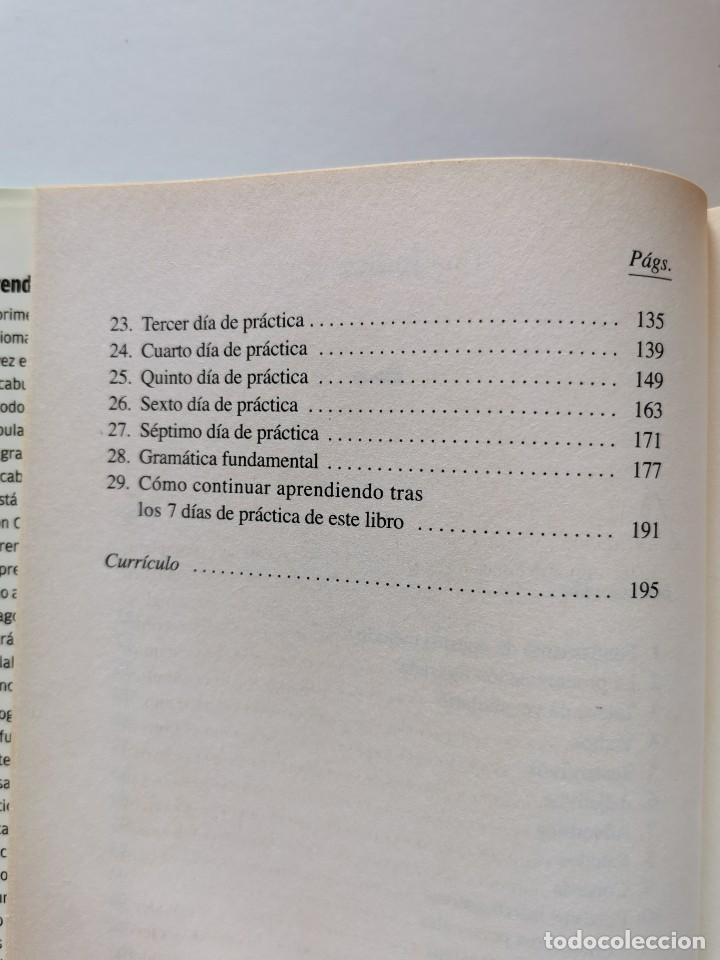 Libros de segunda mano: APRENDE INGL&Eacute;S EN 7 D&Iacute;AS (Ram&oacute;n Campayo) - Foto 4