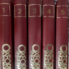 Libri di seconda mano: ENCICLOPEDIA CURSO DE INGLES OXFORD ENGLISH - 5 TOMOS - 1985 COMPLETO IDIOMAS ORBIS. Lote 305184483