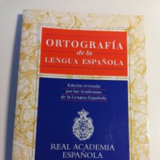 Libros de segunda mano: ORTOGRAFÍA DE LA LENGUA ESPAÑOLA (REAL ACADEMIA ESPAÑOLA)