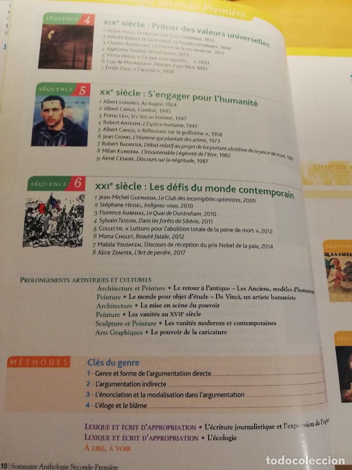 Libros de segunda mano: FRAN&Ccedil;AIS 2DE ET 1RE. ANTHOLOGIE + M&Eacute;THODE - Foto 9