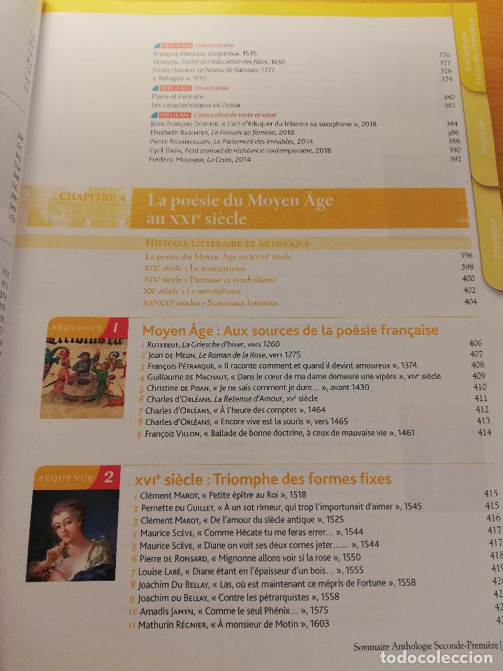 Libros de segunda mano: FRAN&Ccedil;AIS 2DE ET 1RE. ANTHOLOGIE + M&Eacute;THODE - Foto 10