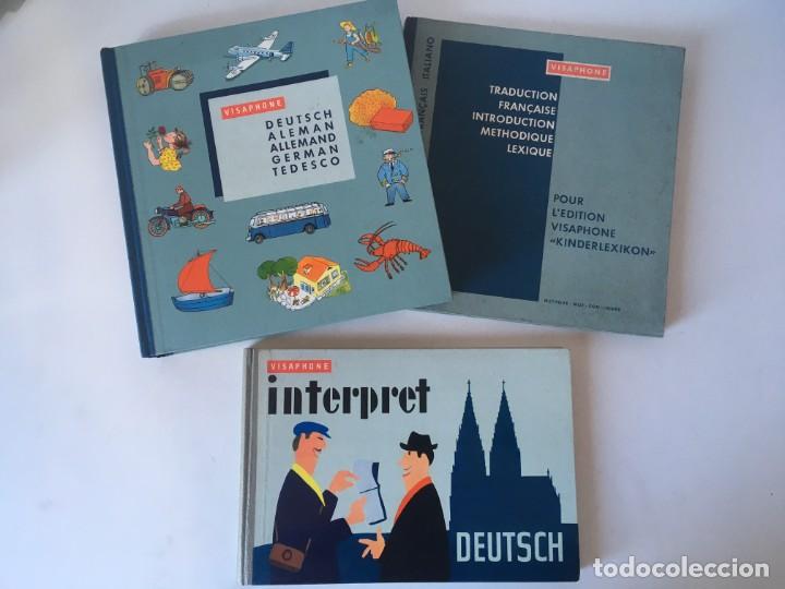 Libros de segunda mano: VISAPHONE. Curso de Alem&aacute;n en 3 libros. A&ntilde;o 1956 - Foto 1