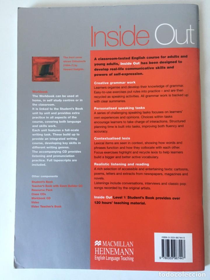 Libros de segunda mano: INGL&Eacute;S. Lote 2 libros INSIDE OUT. Level V . Students Book + Workbook - Foto 8