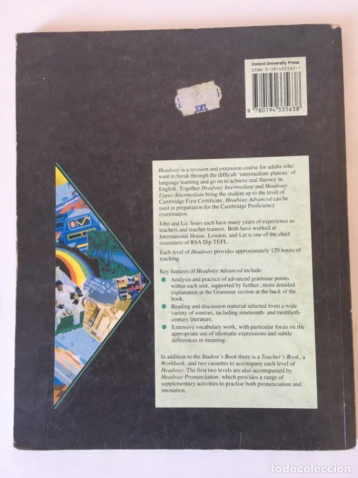 Libros de segunda mano: INGL&Eacute;S. Libro HEADWAY. Advanced. Students Book - Foto 3