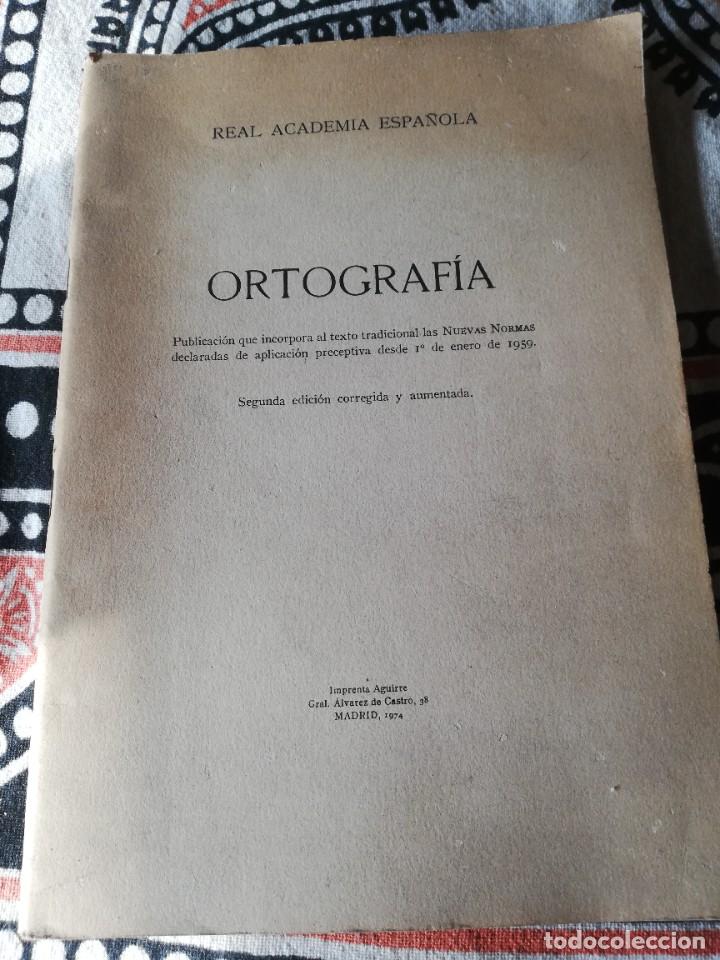 Libros de segunda mano: CUADERNO DE ORTOGRAF&Iacute;A (R.A.E.) A&Ntilde;O 1969 - Foto 1