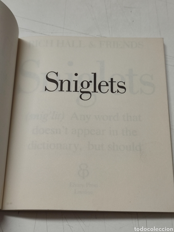 Libros de segunda mano: Sniglets Rich Hall and Friends - Foto 4