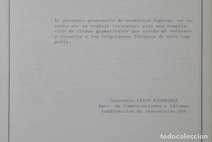 Libros de segunda mano: PRONTUARIO DE GRAM&Aacute;TICA INGLESA. IBERIA. - Foto 2