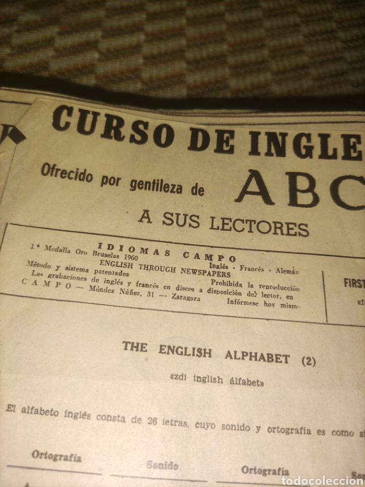 Libros de segunda mano: Curso de Ingl&eacute;s de ABC para sus Lectores. - Foto 8