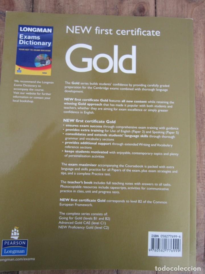 Libros de segunda mano: NEW FIRST CERTIFICATE GOLD COURSEBOOK. PEARSON LONGMAN 2007 - Foto 2