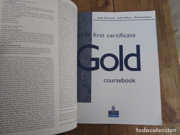 Libros de segunda mano: NEW FIRST CERTIFICATE GOLD COURSEBOOK. PEARSON LONGMAN 2007 - Foto 3