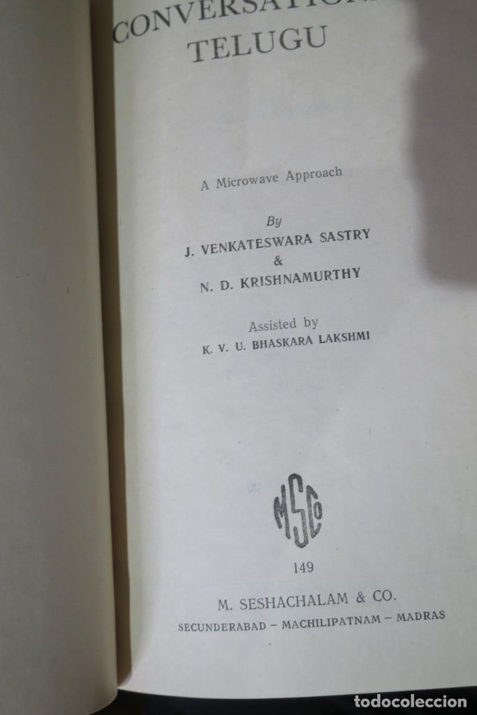 Libros de segunda mano: 1975.- CONVERSATIONAL TELUGU - Foto 3
