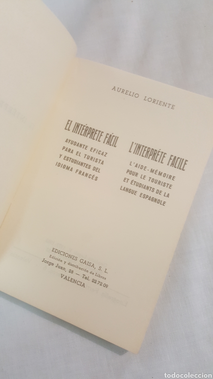 Libros de segunda mano: LIBRO EL INT&Eacute;RPRETE F&Aacute;CIL ESPA&Ntilde;OL-FRANC&Eacute;S - Foto 6