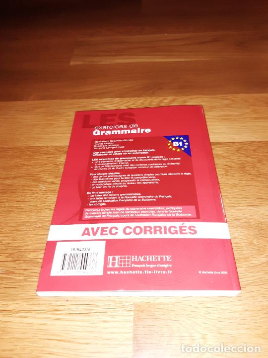 Libros de segunda mano: Libro. Ejercicios gram&aacute;tica francesa B1. Hachette, 2005 - Foto 4