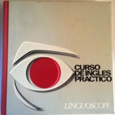 Libros de segunda mano: CURSO INGLÉS PRÁCTICO LINGUOSCOPE, CON 12 DISCOS, EMBALAJE ORIGINAL. 1967