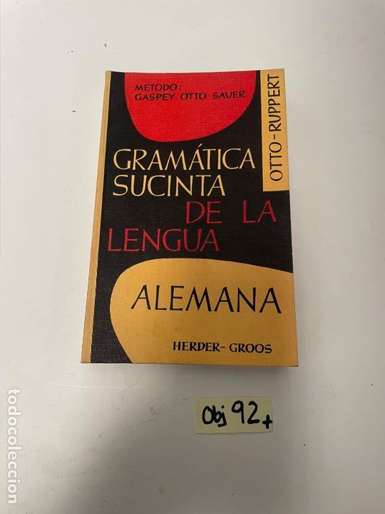 Libros de segunda mano: Gram&aacute;tica sucinta de la lengua Alemana - Foto 1