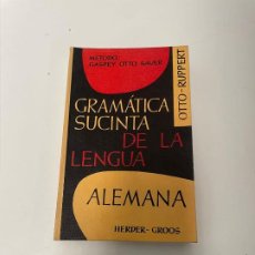 Libros de segunda mano: GRAMÁTICA SUCINTA DE LA LENGUA ALEMANA. Lote 351120899