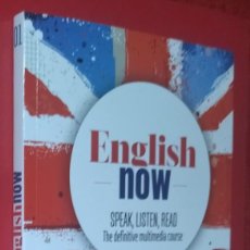 Libros de segunda mano: ENGLISH NOW 01. SPEAK, LISTEN, READ. THE DEFINITIVE MULTIMEDIA COURSE. NUEVO