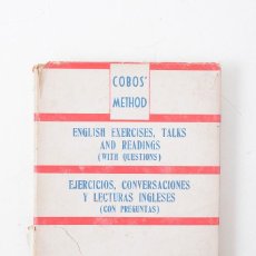 Libros de segunda mano: COBOS METHOD ENGLISH EXERCICES, TALKS AND READINGS, IGNACIO GONZALEZ COBOS. Lote 362629560