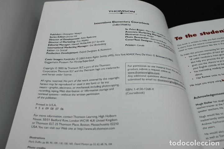 Libros de segunda mano: INNOVATIONS ELEMENTARY LEVEL COURSEBOOK - Foto 3