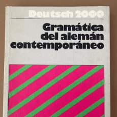 Libros de segunda mano: GRAMATICA DEL ALEMAN CONTEMPORANEO. DEUTSCH 2000. MAX HUEBER VERLAG. Lote 365654881