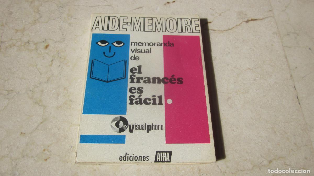 Libros de segunda mano: MEMORANDA VISUAL DE EL FRANCES ES FACIL - EDICIONES AFHA 1971 - Foto 1