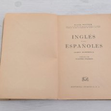 Libros de segunda mano: BASIL POTTER, INGLÉS PARA ESPAÑOLES, CURSO ELEMENTAL. EDITORIAL JUVENTUD. Lote 367592834
