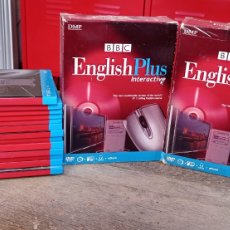 Libros de segunda mano: ENGLISH PLUS INTERACTIVE BBC 14 TOMOS Y 14 DVD. Lote 368221821