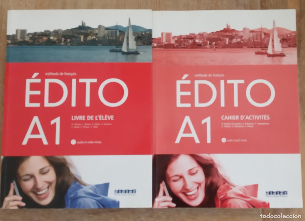 Libros de segunda mano: METODO DE FRANCES EDITO A1 DOS LIBROS CON CD Y DVD - Foto 1